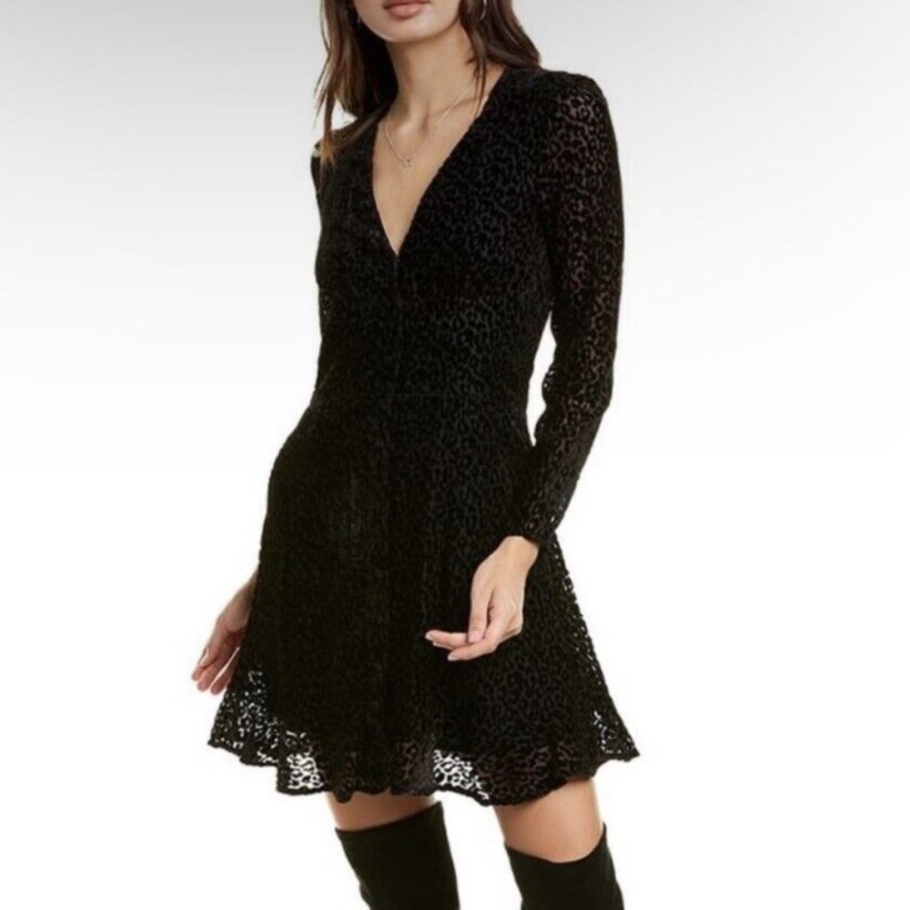 The Kooples Flock Leo Leopard Print Dress (NWT) - Picture 2 of 16